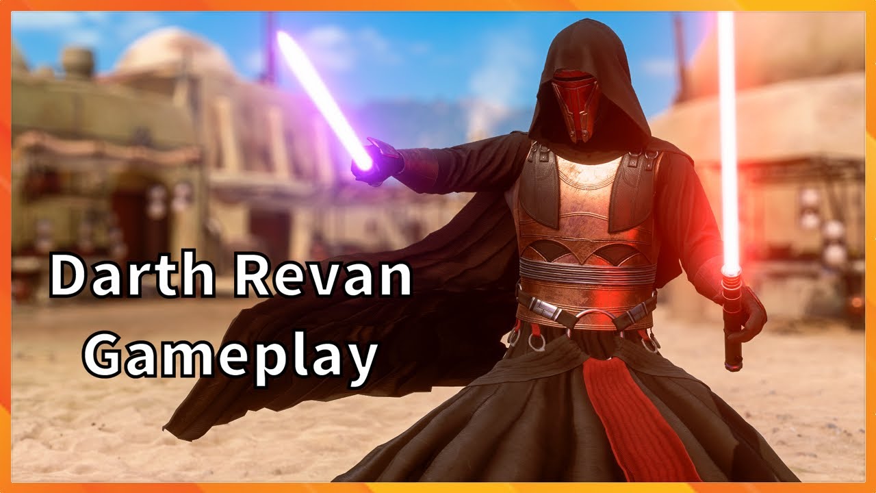Darth Revan Gameplay Star Wars Battlefront 2