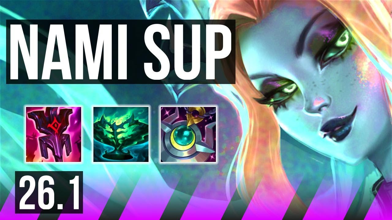 NAMI & Lucian vs NAUTILUS & Samira (SUP) | EUW Master | 26.1