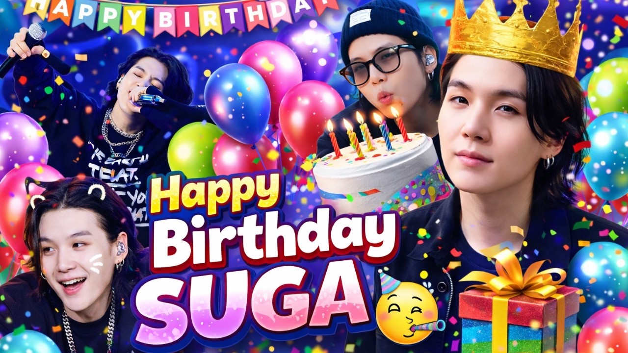 SUGA Birthday Celebration 💜 | BTS Legend Turns Another Year #bts #btsarmy #suga #yoongi