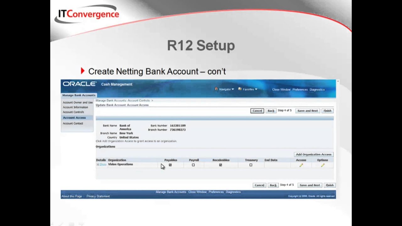 Setup and Use AP/AR Netting Feature