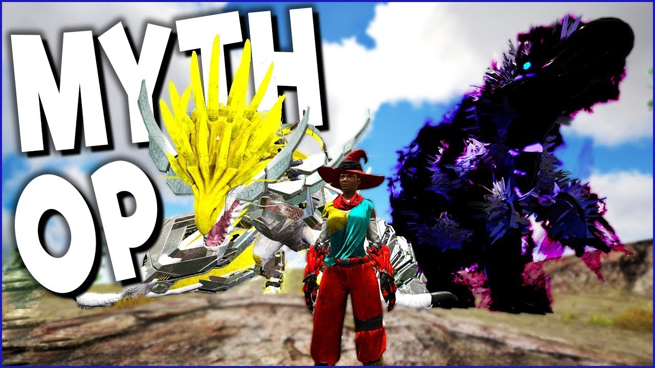 Taming Myth-Wyvern Emperor and Myth-DragonSparrow on ARK Olympus map Foreworld Myth Mod