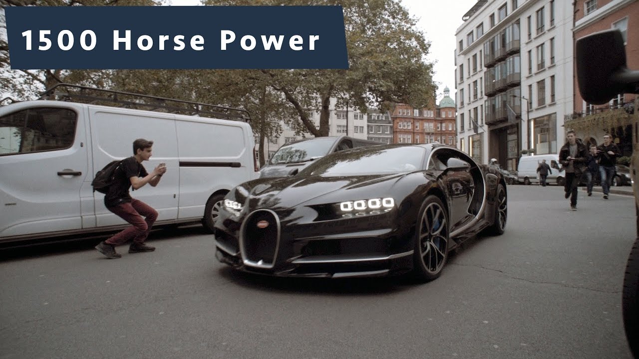 Bugatti Chiron let loose on the streets of London