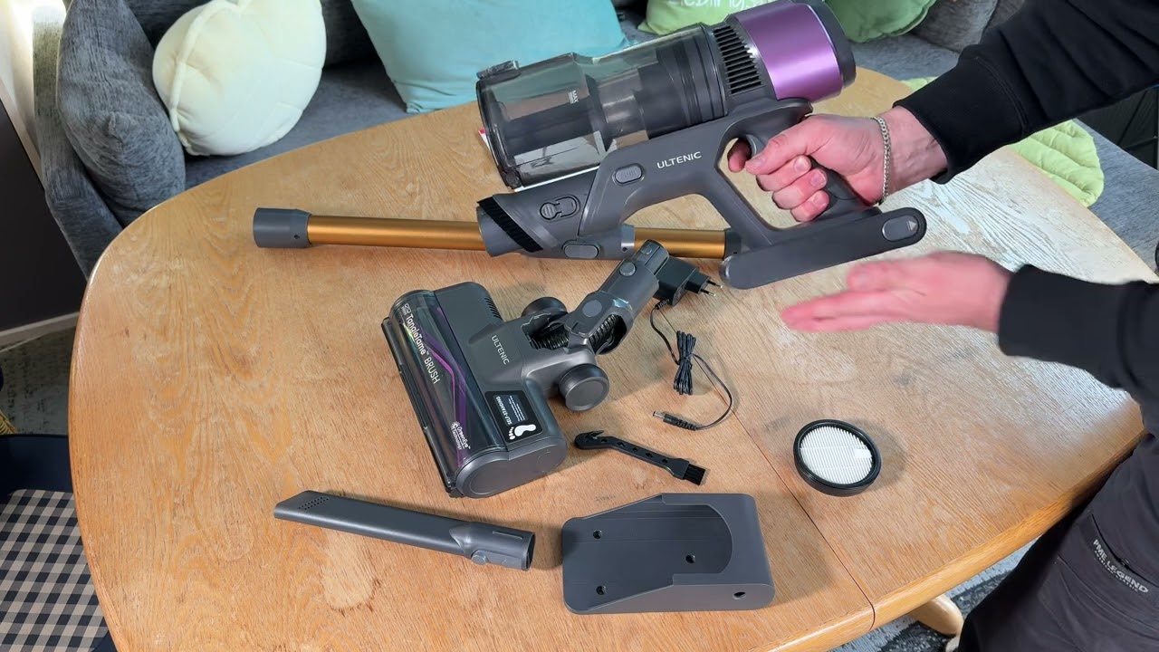 How to use Ultenic U20 Cordless Vacuum Cleaner, 55000Pa/ 600W/60Min Cordless Vacuum Cleaner