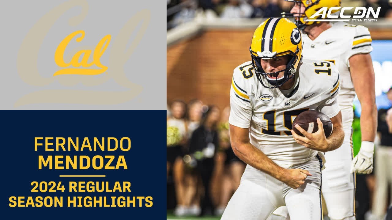 Fernando Mendoza 2024 Regular Season Highlights | Cal QB