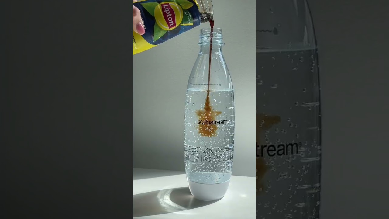Lipton Ice Tea by SodaStream 🍋 - bąbelkowe orzeźwienie poleca się na lato! #icetea #sodastream