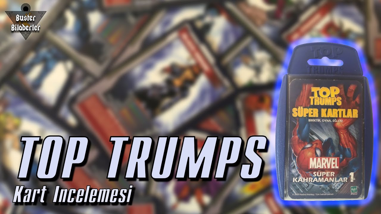 EFSANE TOP TRUMPS KARTLARI | Top Trumps Kart İncelemesi/Oynayış #Marvel
