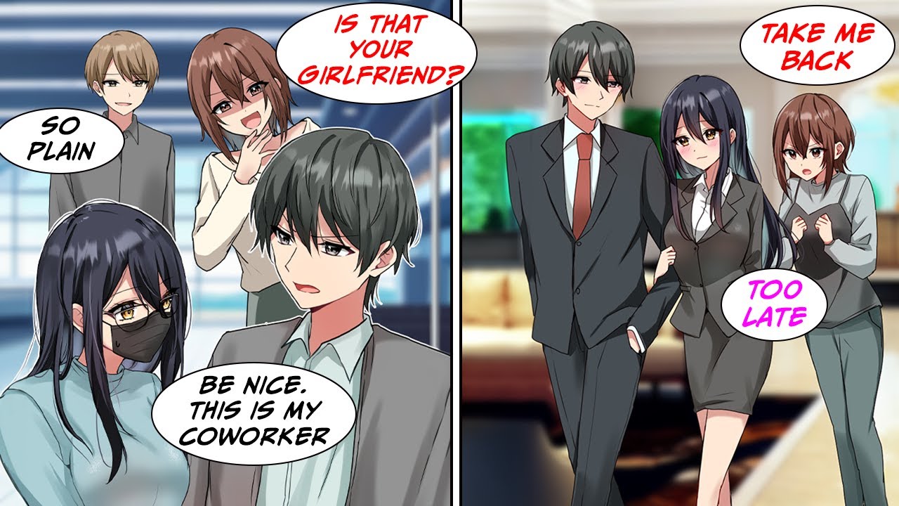 [Manga Dub] I run into my ex-girlfriend, and she makes fun of my coworker, but... [RomCom]