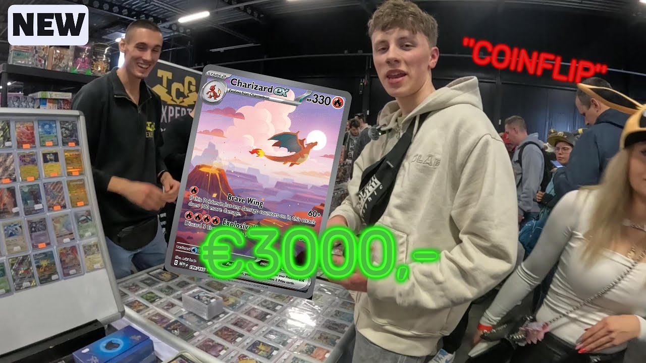 €3000 SPENDEN op POKEMON BEURS! BUYER POV | Collectable World