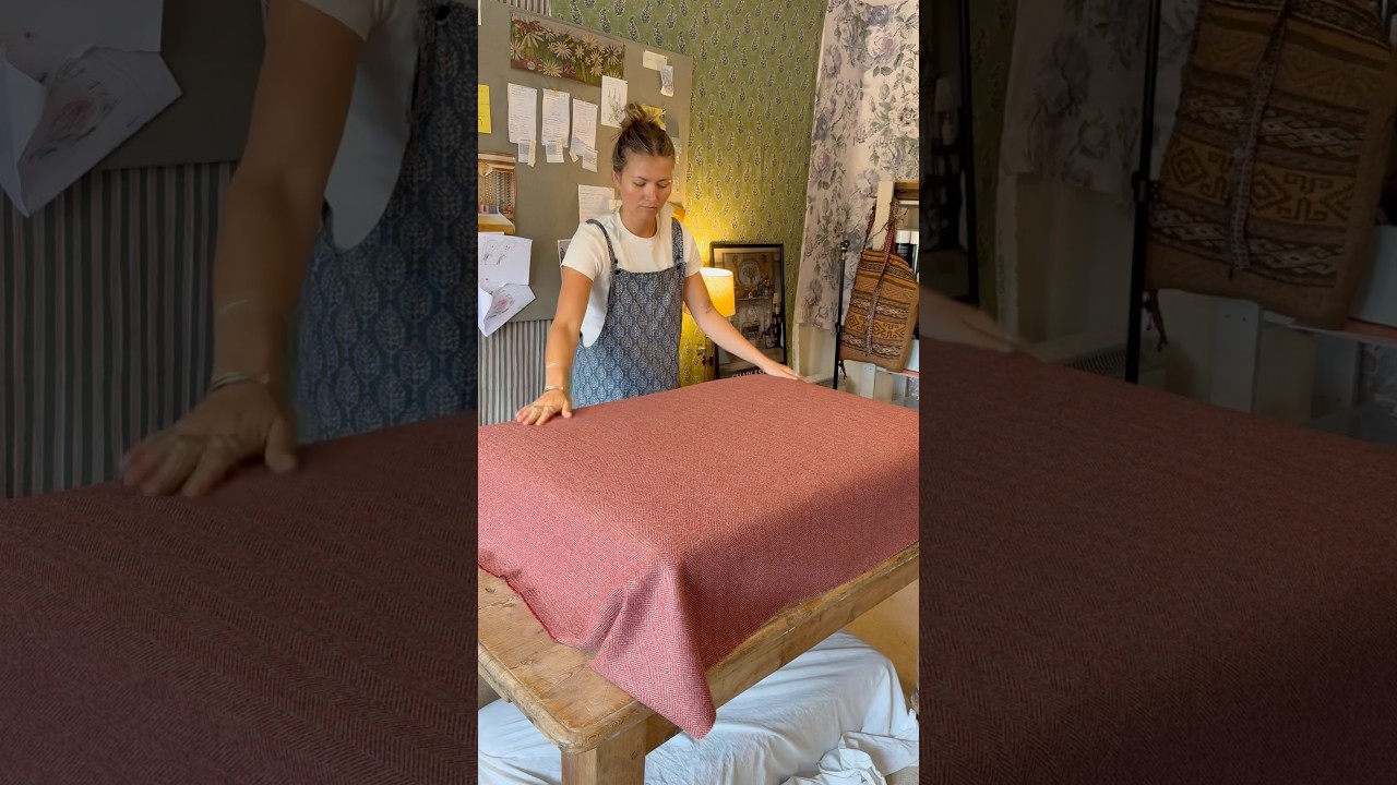 Another day, another bespoke footstool ✨ #upholstery #footstool