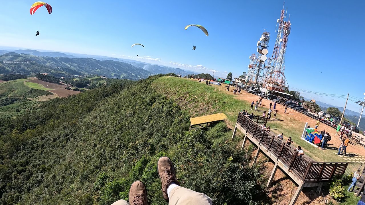 Voo 286 de Parapente IKE Costa - Lift em Serra Negra