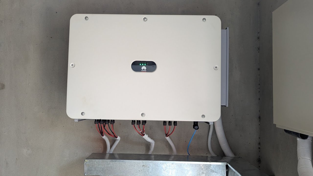 Huawei 115kw inverter installation DC wiring mc four counter
