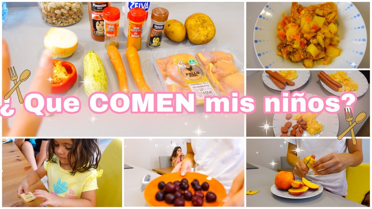 Que COMEN mis HIJOS en un DÍA | What do my Children eat in one day?