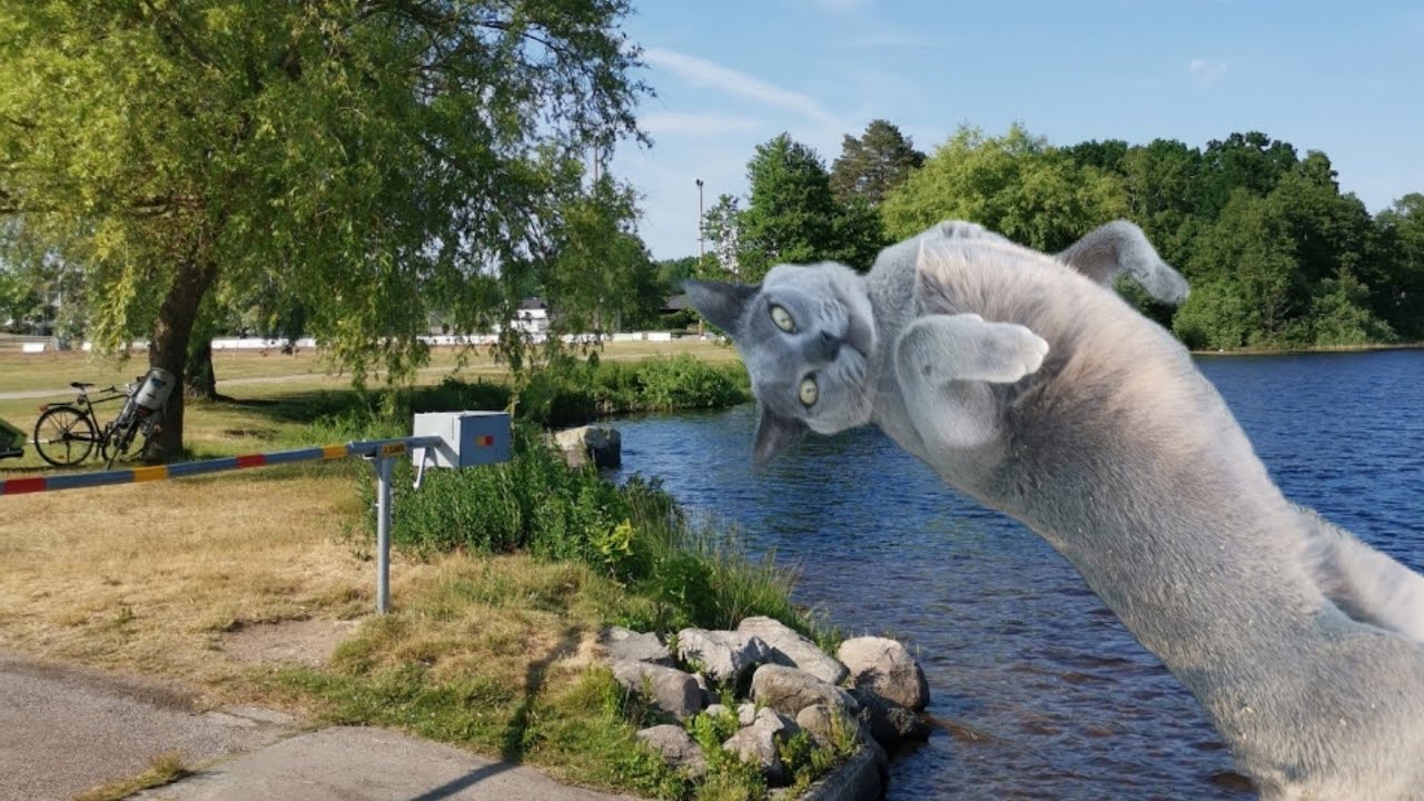 Badar i Helgasjön på Helgö