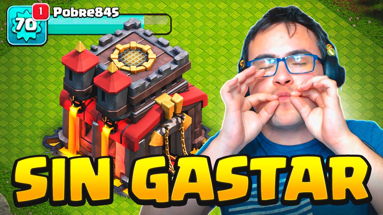 Mi Cuenta SIN GEMAS ya es Ayuntamiento 10 ¡Pobre845! 💸 Clash of Clans