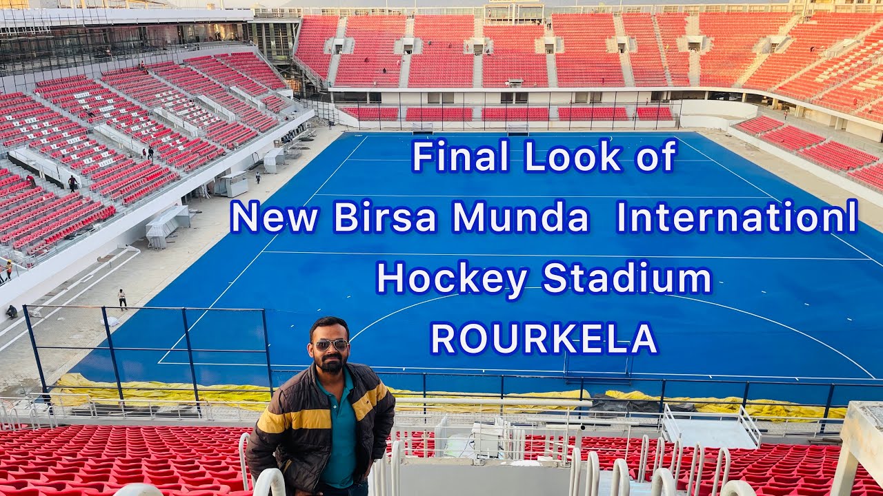 Final Look of Birsa Munda International Hockey Stadium #rourkela #2023hockeyworldcup