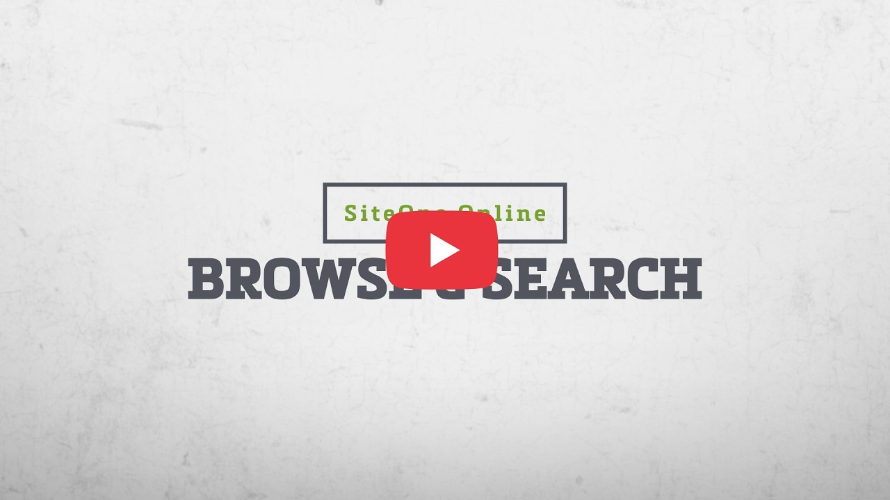 Цифровые инструменты SiteOne: Просмотр и поиск