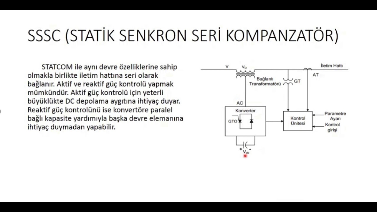 Statik Var Kompanzat&ouml;r (SVC) Nedir ?