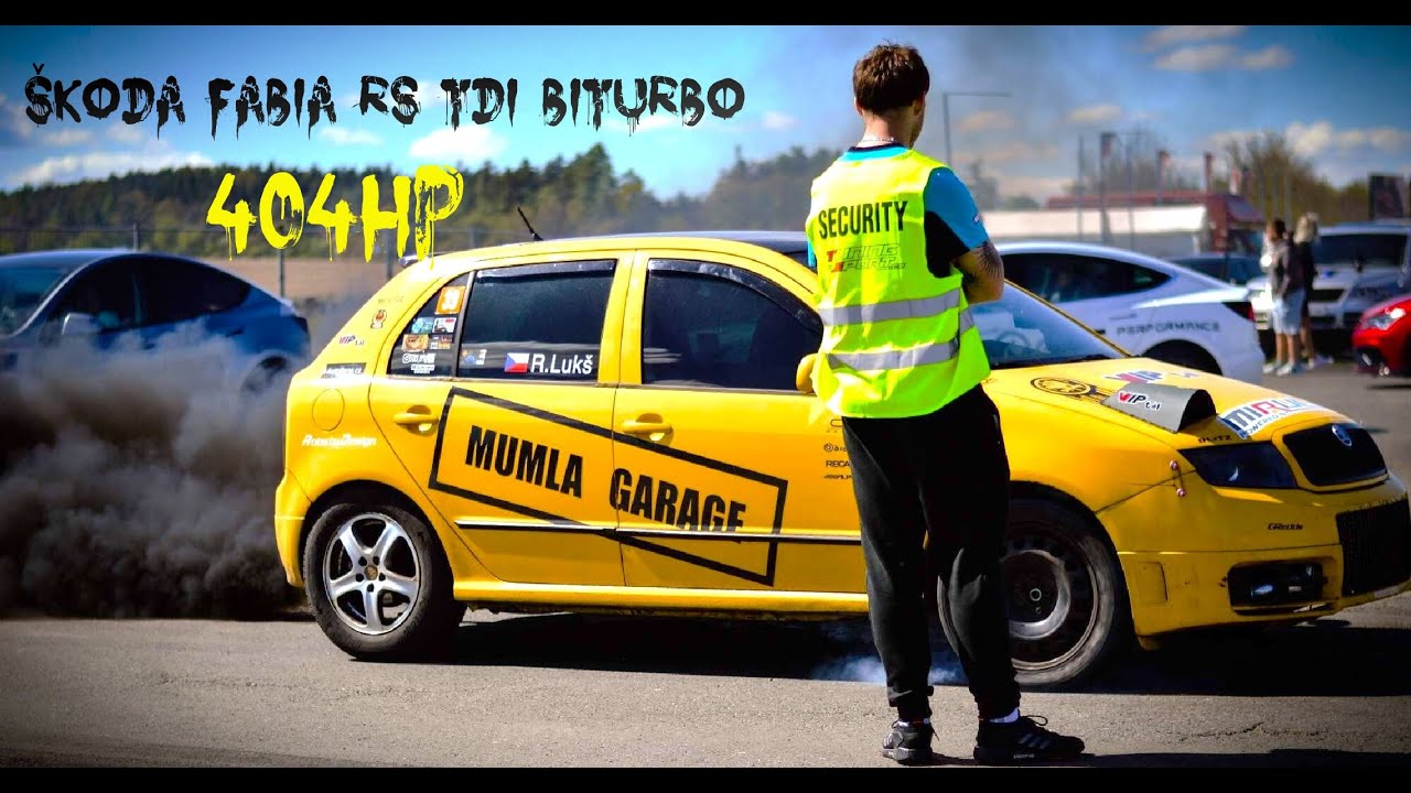 #RACING #BITURBO #ŠKODA FABIA RS TDI 404HP 667NM #6000RPM+🔥TDI #HOLSET POWER @ CZECH - SK
