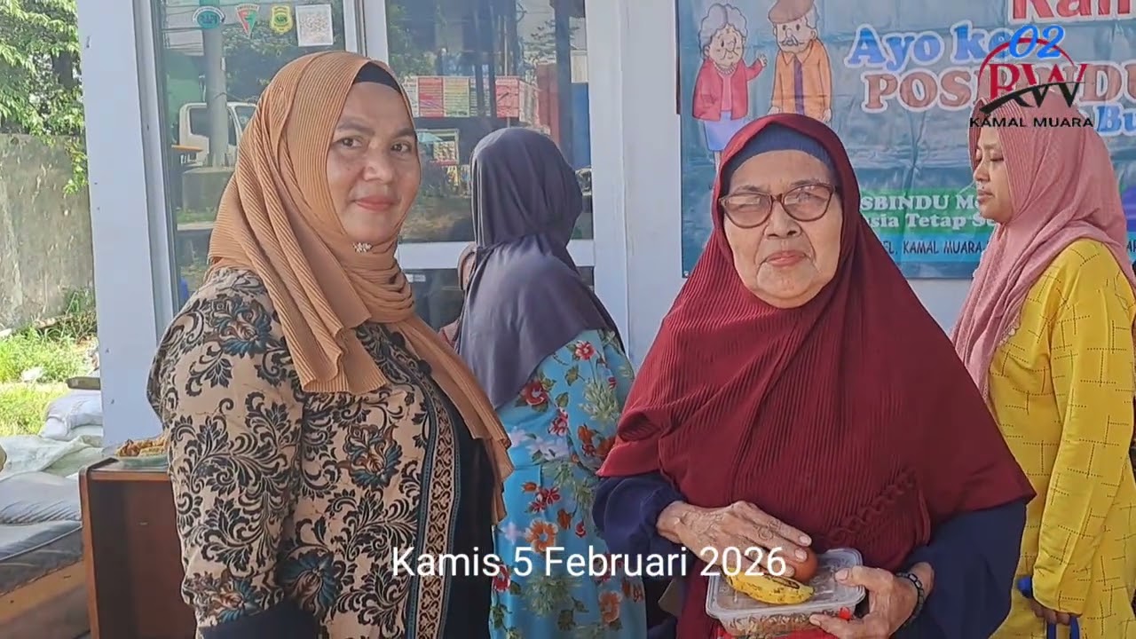 WARGA RW-02 SEHAT BERSAMA POSBINDU LAYANAN KESEHATAN GRATIS