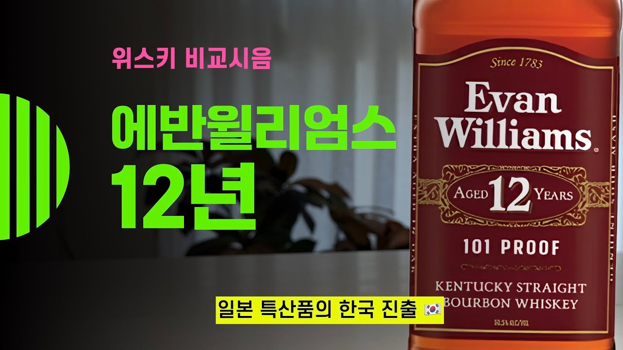 Ep 230 에반 윌리엄스 12년. 이제 한국에서도 살만한가? Evan Williams 12YO
