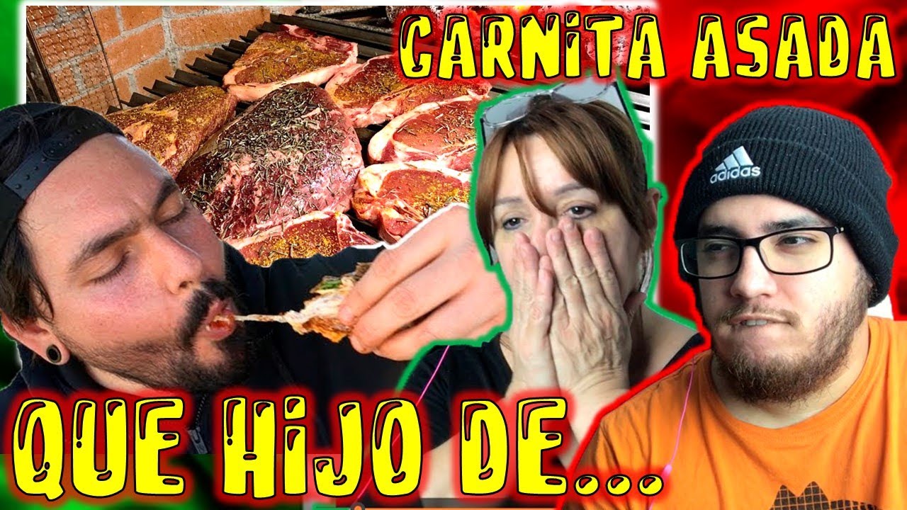 MADRE ARGENTINA 🇦🇷 REACCIONA A UNA CLASICA CARNITA ASADA 🇲🇽 - LA CAPITAL !DELICIA MEXICANA!🤤