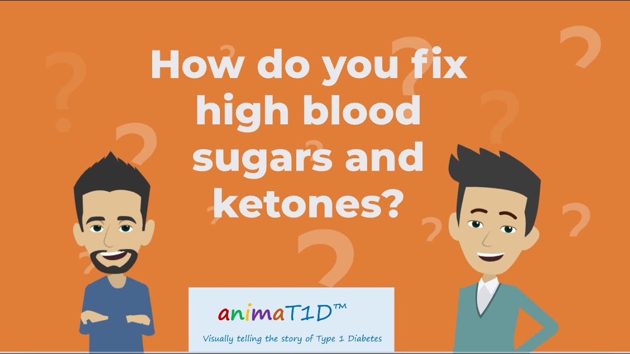 What do you do if you have high blood sugars and ketones?