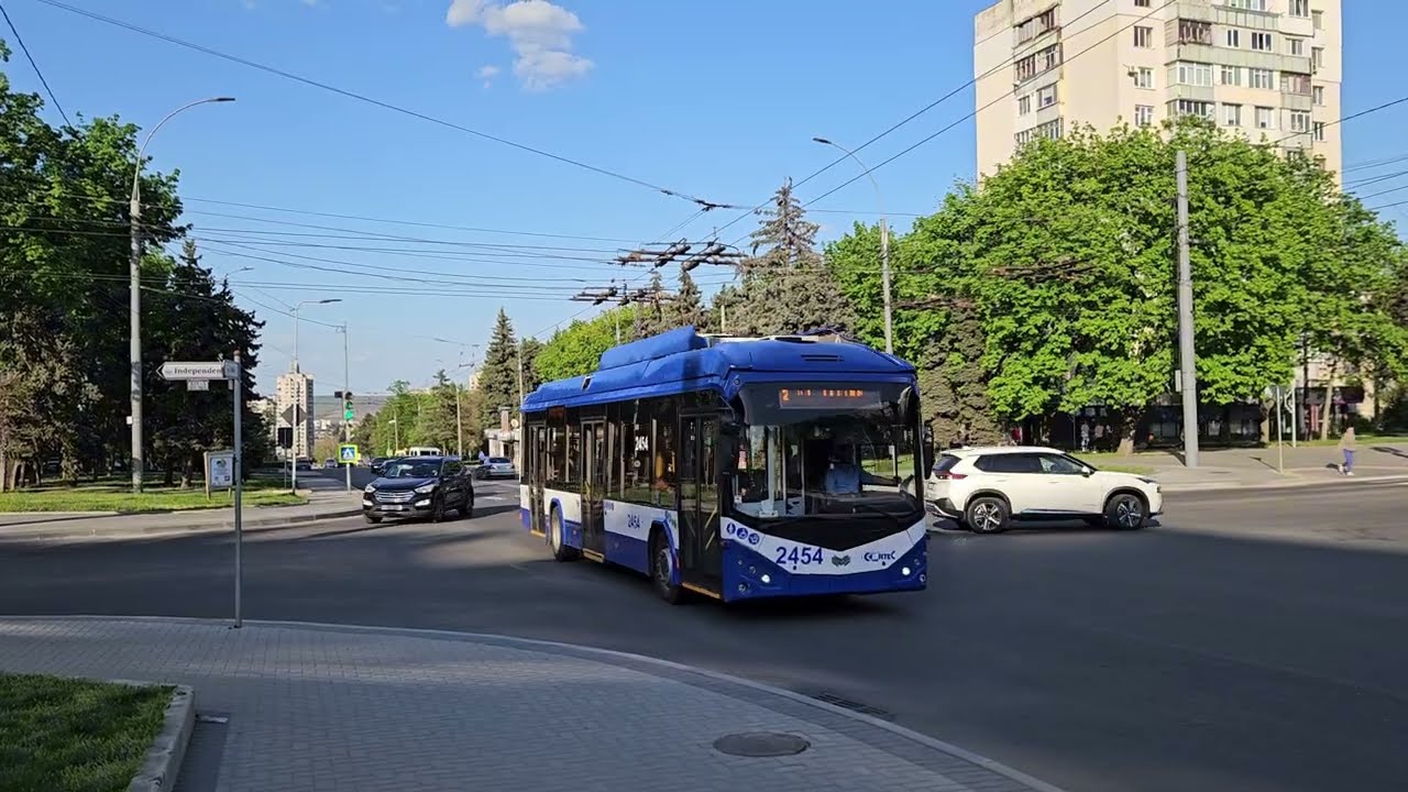 Кишинёвские троллейбусы и автобусы, апрель 2025 | Выходной день | Chisinau trolleybuses