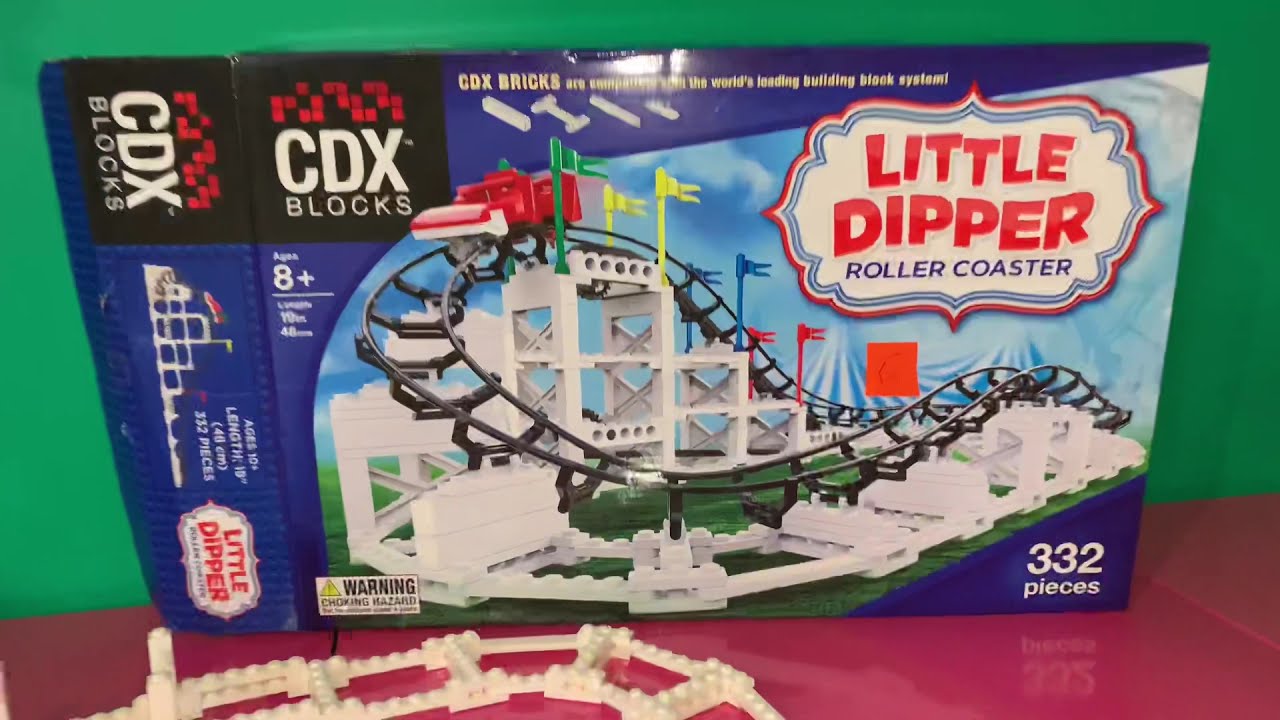 Little Dipper Roller Coaster by CDX Blocks Unboxing and Review
