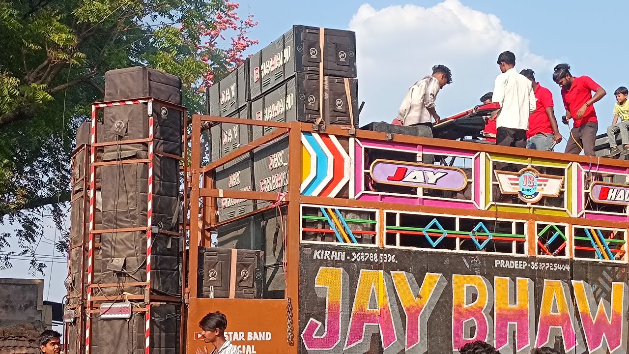 live 🛑 jay bhavani band itakala vs jay maraji band