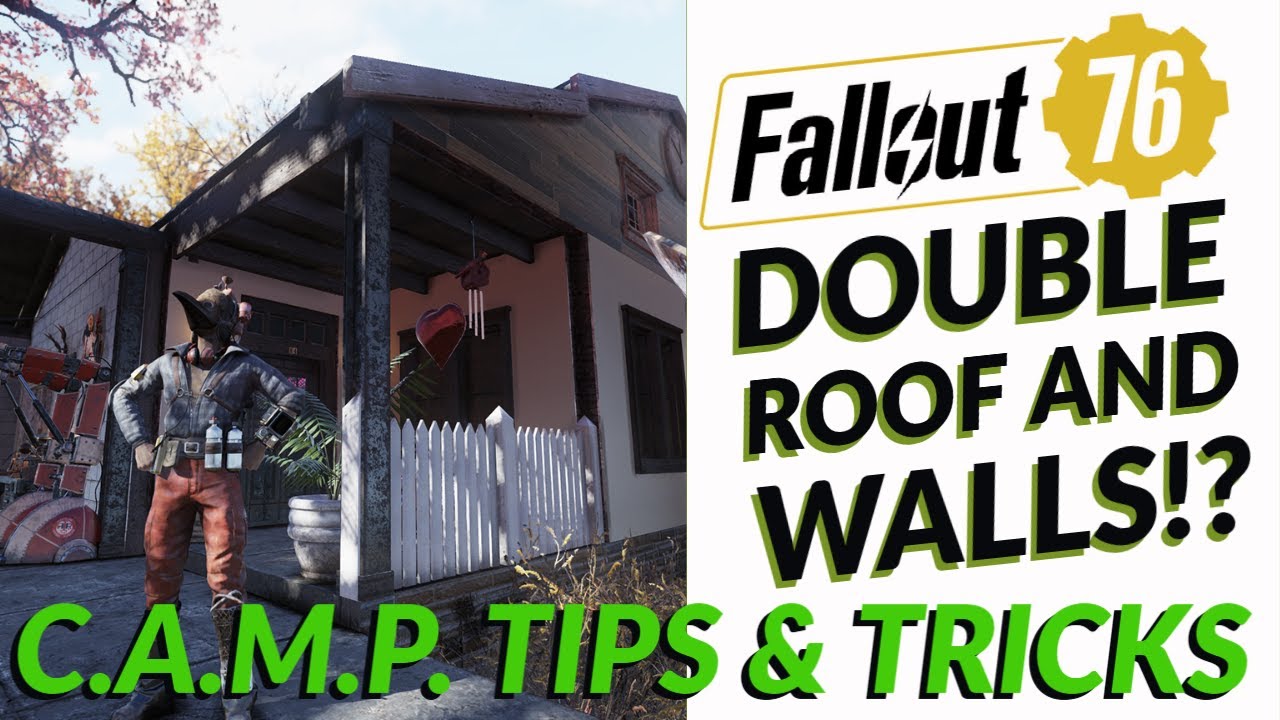 How to: Double Wall and Roof in your C.A.M.P. Fallout 76