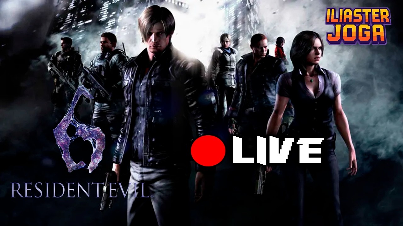 🔴Zerando RE6(Co-op) no MODO HARD - EP.02 Resident Evil 6