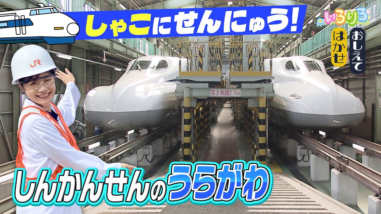 【激レア】新幹線の運転席に潜入&音で判別!?驚きの車体検査方法!! 電車はかせと新幹線の裏側を徹底調査【いろりろ公式】