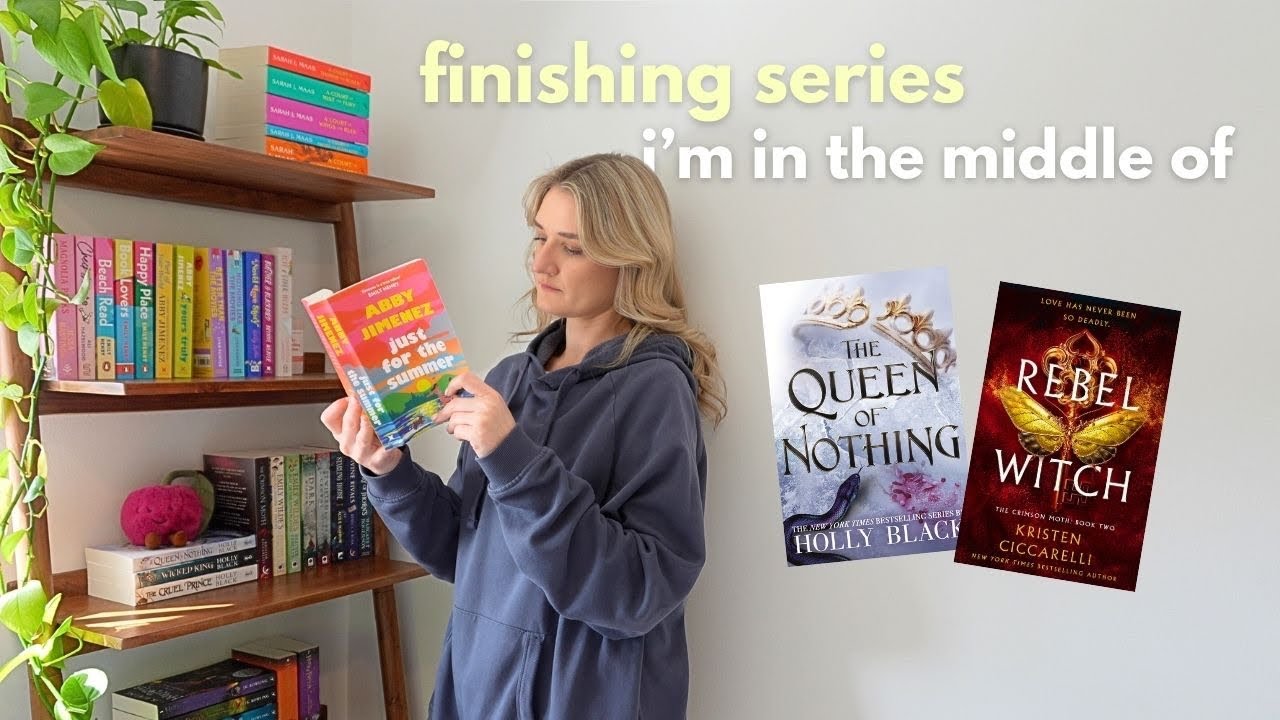 finishing book series I’m in the middle of 🦋 reading vlog