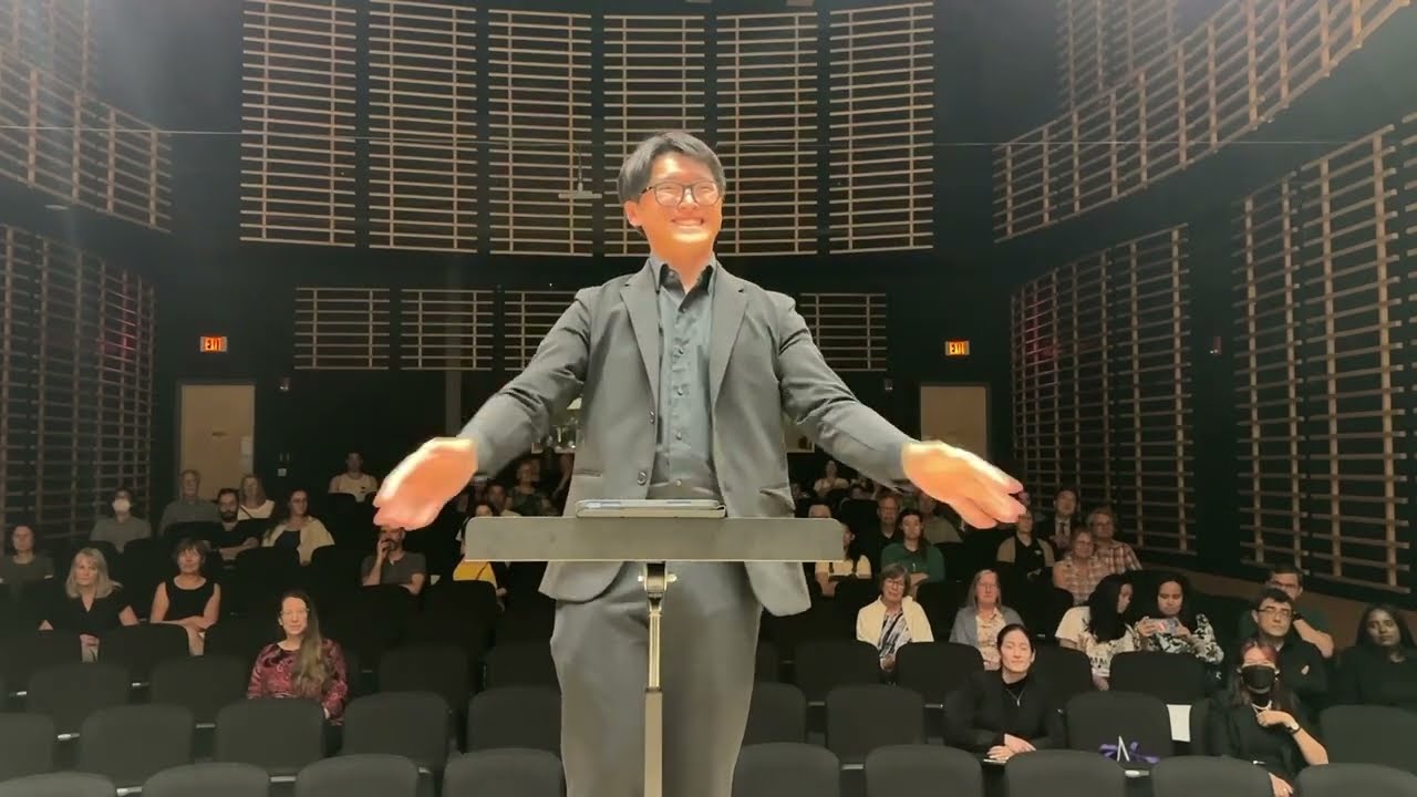 Ian Balana Conducting the Junges Vokalensemble Hannover at Western University