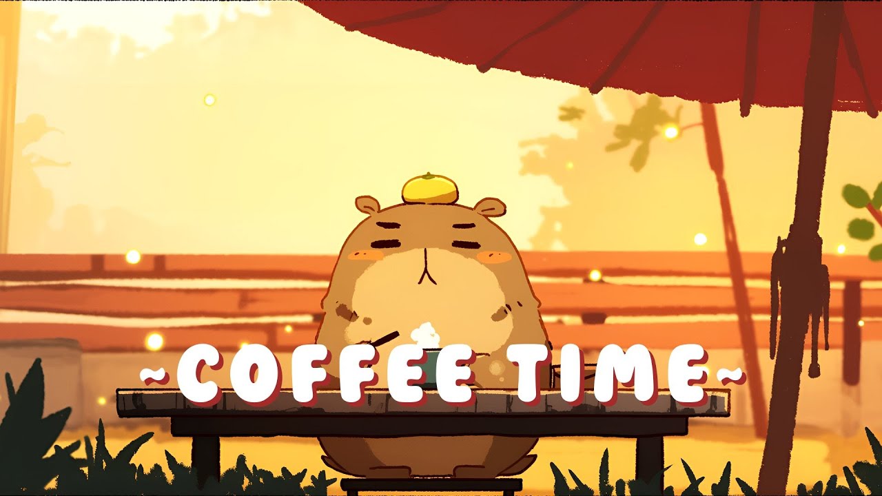 Capybara Beat Station - Calming Beats & Melodies ~ Gentle Feelings ~ 🌸 ☕