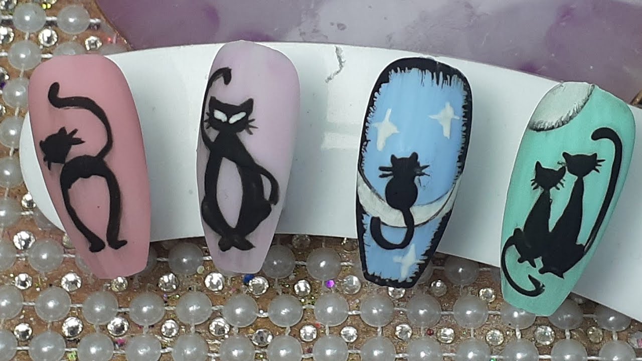 Gatitos en las uñas 🐱🐱🐱 te enseño como se hacen