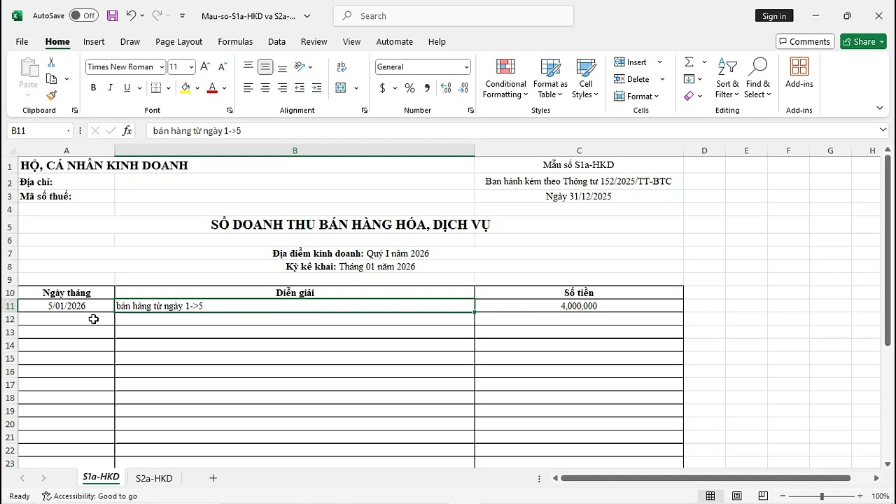 Cảnh báo về việc đa số đang hiểu sai về cách ghi sổ kế toán Hộ Kinh Doanh theo TT 152/2025/TT-BTC !