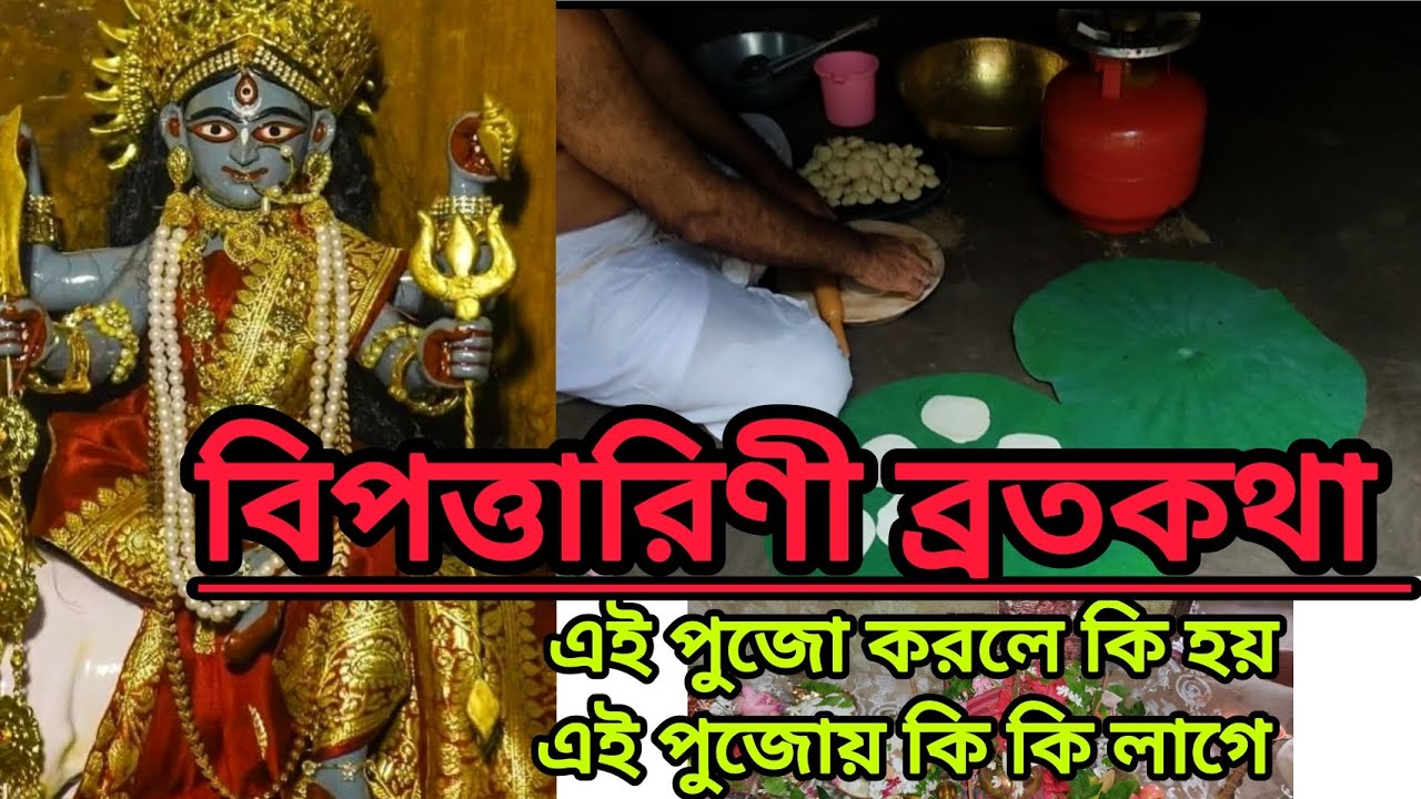 বিপত্তারিণী ব্রত করলে কি হয় 🙏 এই পুজোয় কি কি লাগে// Bipotarrini Brotakhota // Bipotarini Puja