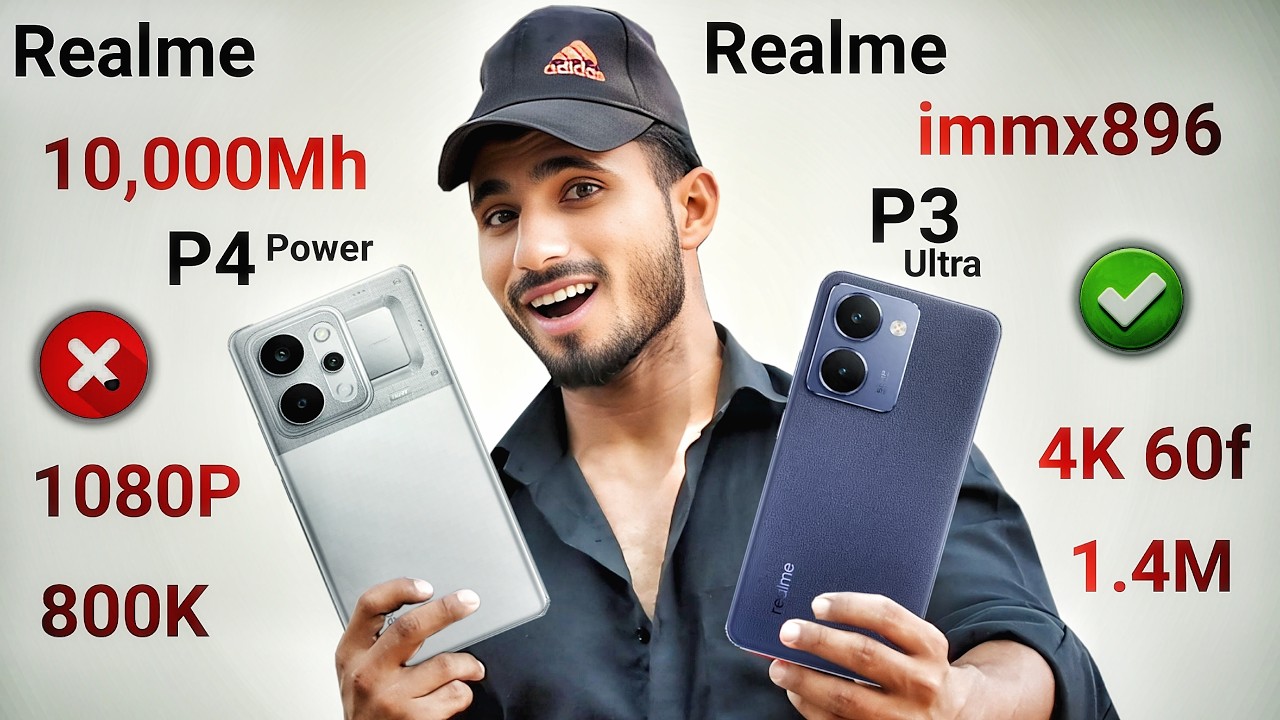 Realme p3 Ultra DESTROY Realme P4 Power - (10,000Mh Batterey)