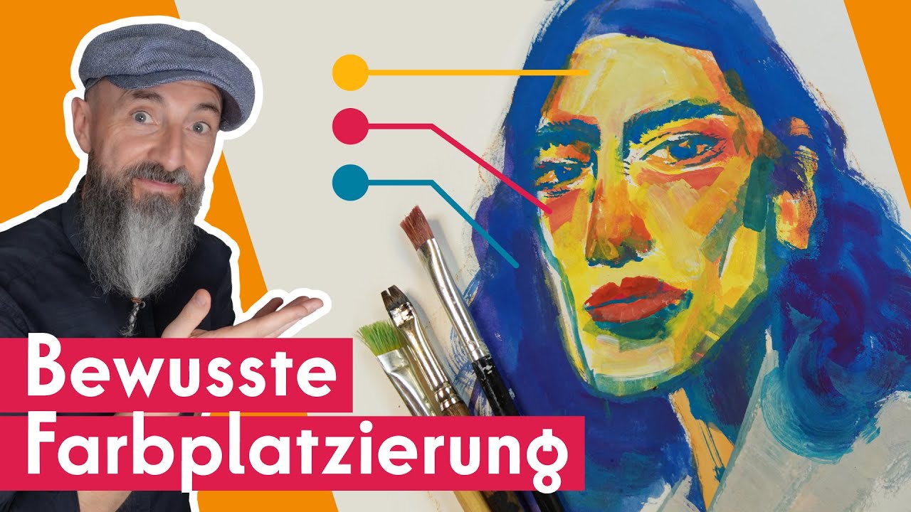 Die 3 Farbzonen im Gesicht für überzeugende Portraits. Orientierung für deinen Farbeinsatz.