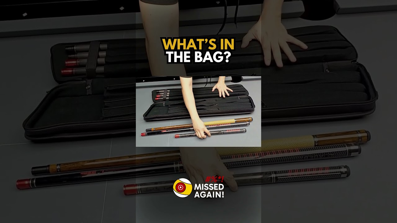 What's in the Bag? Pool Cue Case 