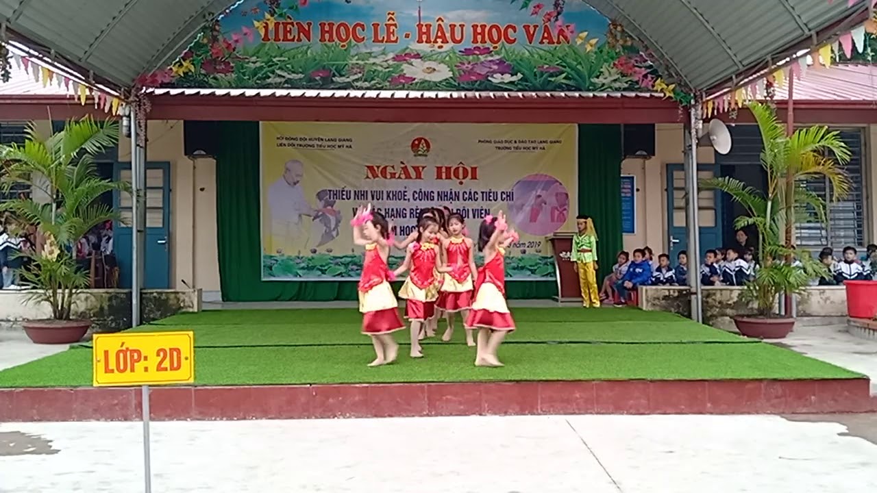 Văn nghệ 26/3 Trường Tiểu học Mỹ Hà
