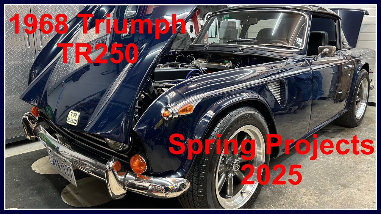 1968 Triumph TR250, Spring Projects, June 2025
