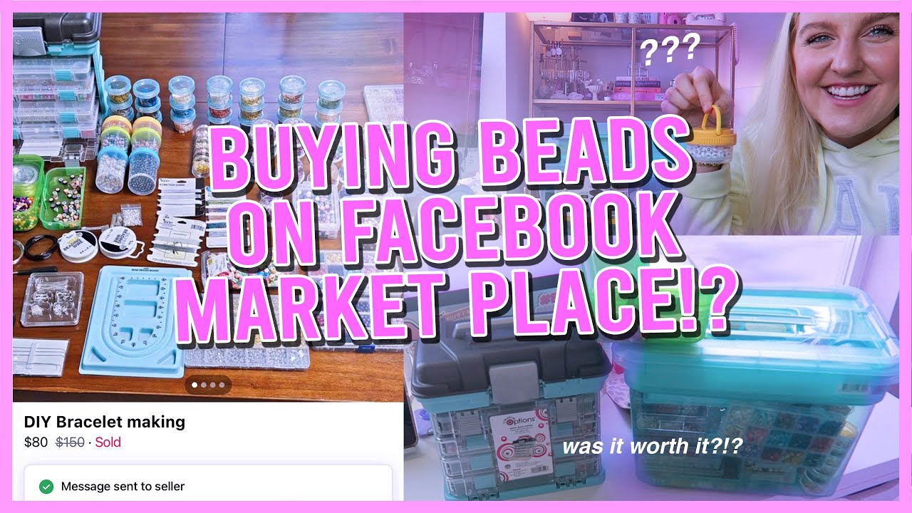 DRIVING 300 MILES TO BUY BEADS ON FACEBOOK MARKET PLACE!! ⭐️huge bead haul⭐️