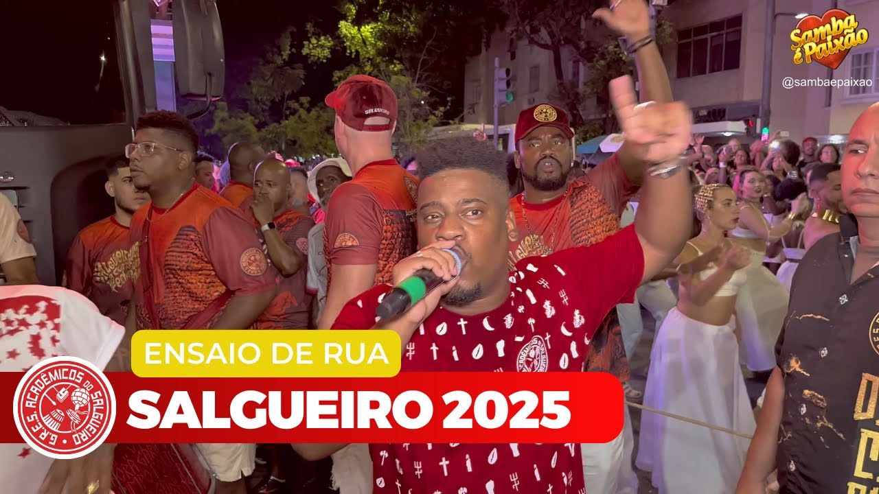 Salgueiro 2025 Ao Vivo |  Ensaio de Rua Especial na Conde de Bonfim (4K)