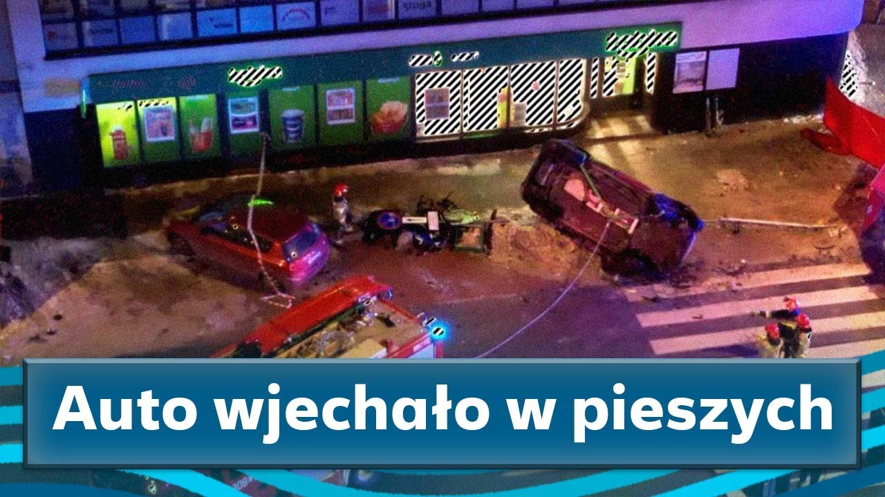 Auto wjechało w pieszych. Śmierć dziecka w Warszawie