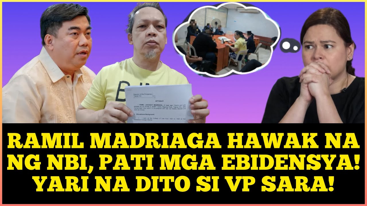 RAMIL MADRIAGA HAWAK NA NG NBI, DI-MADALA SA SUHOL KAYA IPA-GURGUR! SARA NATATARANTA NA!