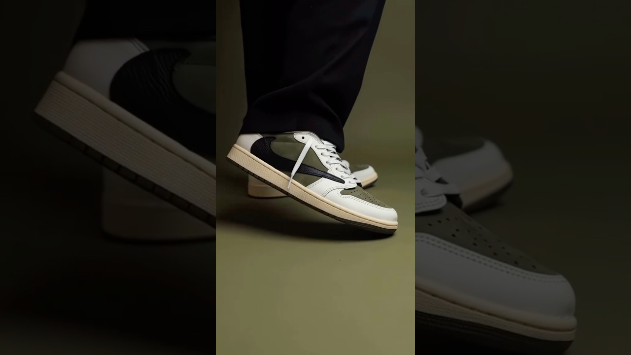Jordan 1 Low Travis Scott Medium Olive🫒