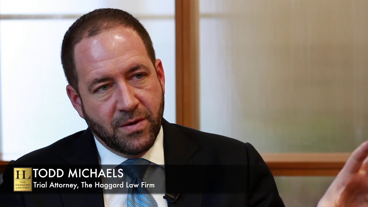 Haggard Law Firm trial lawyer Todd Michaels - Investigations lead to powerful depositions