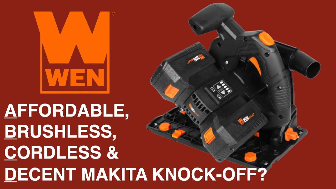 CHEAPEST CORDLESS Track Saw on the Market: First Cuts & Impressions of the Wen Cordless Track Saw